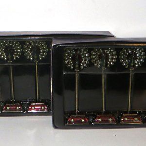 2 New Boxes Set Of 8 Table Place Card Holders Turkey Top Design Metal